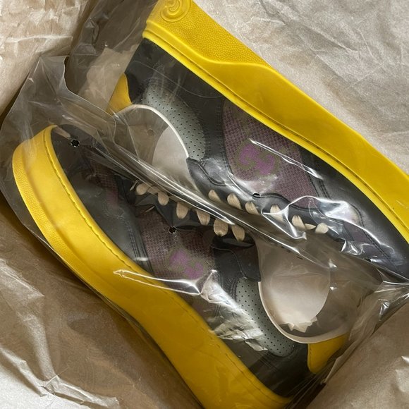 Men's Gucci 700641 Gg Supreme Platform Sneaker In Black size 9 - Picture 10 of 13